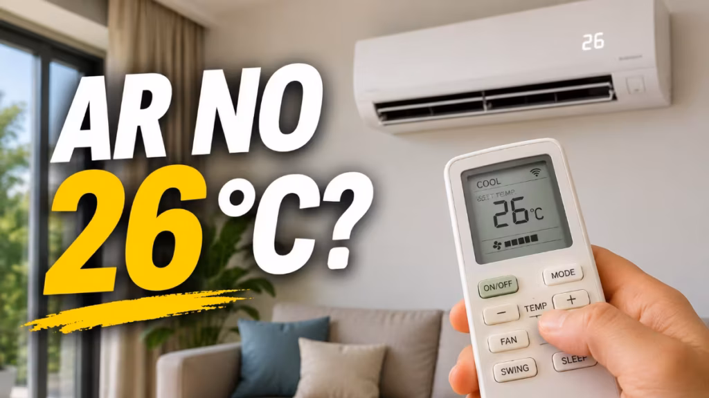 Pode colocar o ar-condicionado no 26